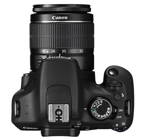 Вид на фотоаппарат сверху