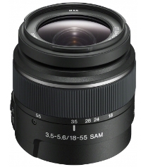 Sony A57 Вид спереди фотоаппарата А57