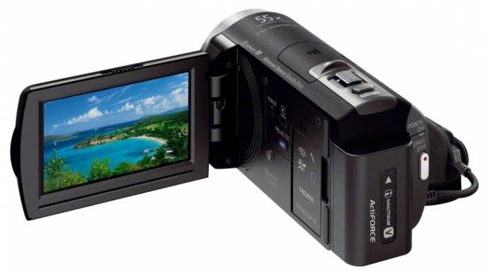 Вид сзади на экран