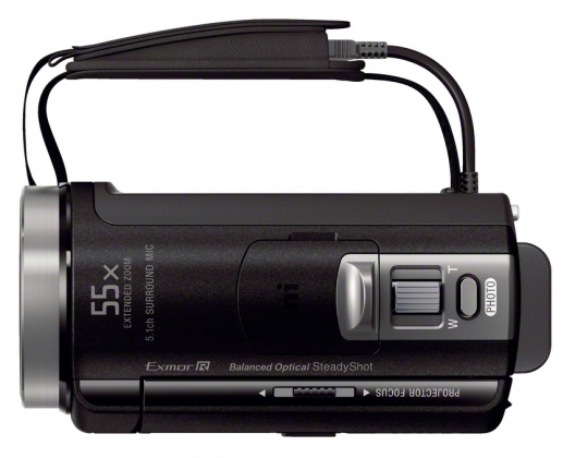 Вид на камеру сверху, горячий башмак