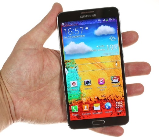 Note 3 в руках