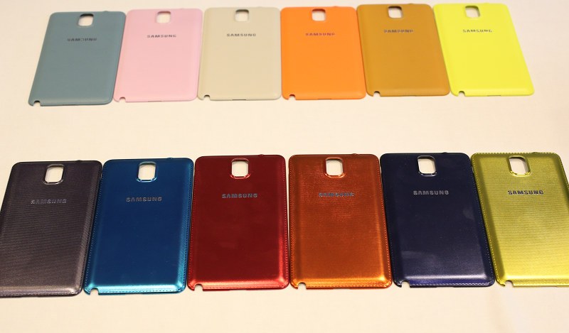 Разноцветные панели для Note 3